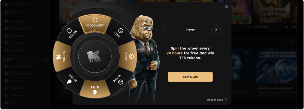 FairSpin Casino Review - Free Wheel Spin Everyday