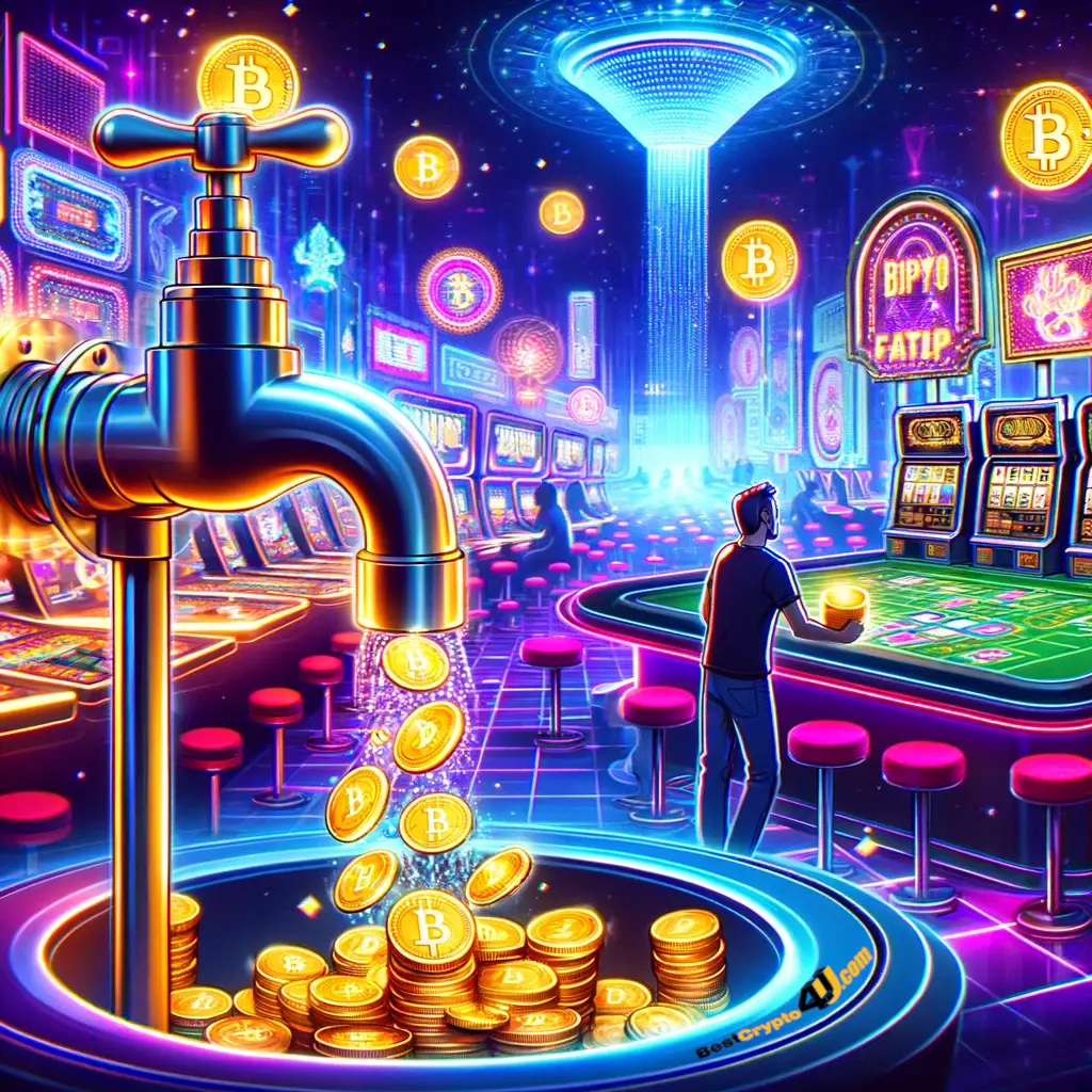Choose your crypto to get and boost it with your luck.